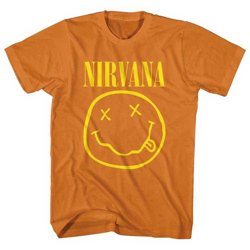 Nirvana Kids T Shirt Yellow Happy Face